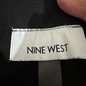 Nine West Black Fabric with Silver Accent -New(no tag)